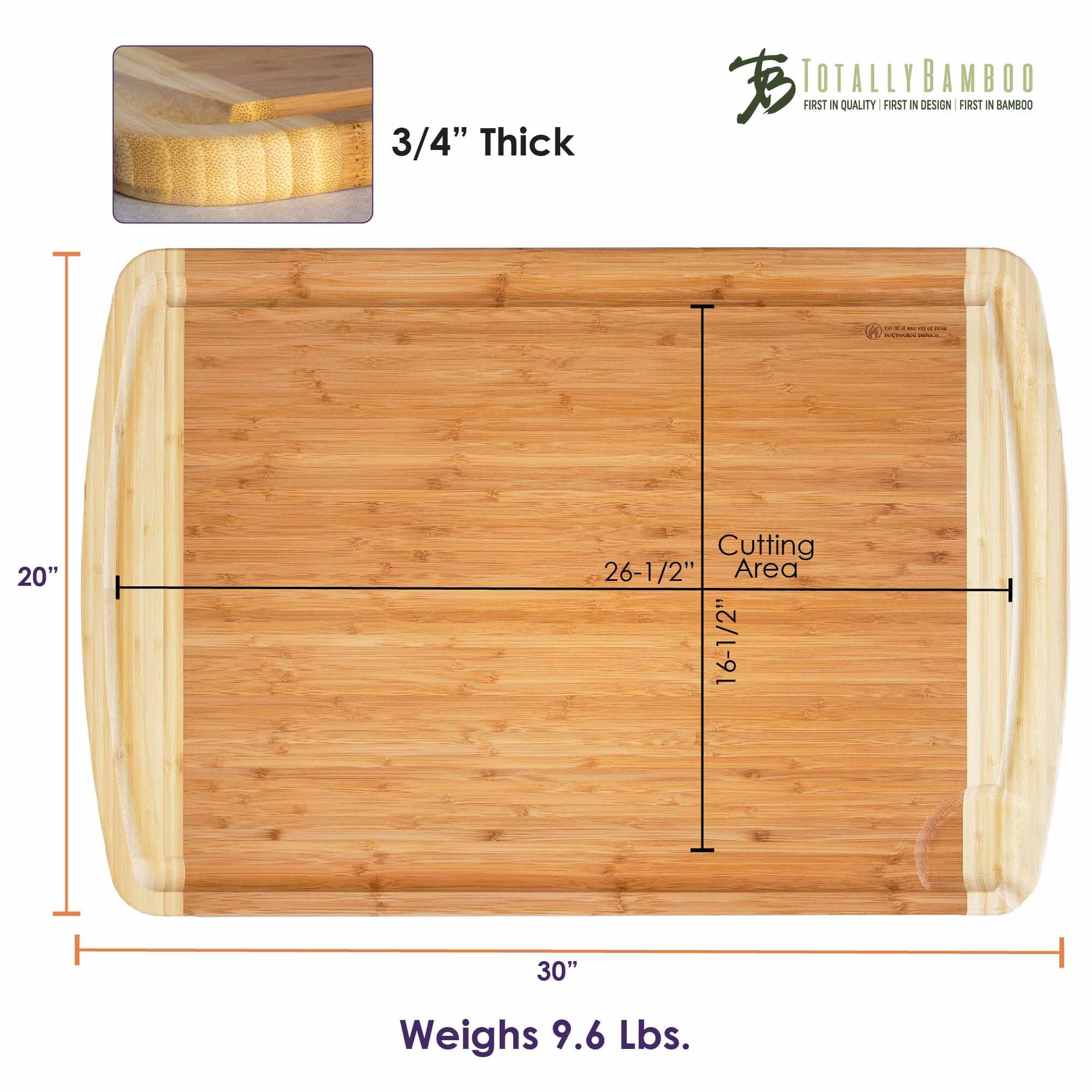600SI Large Cutting Board & Noodle Board, 30" x 20"