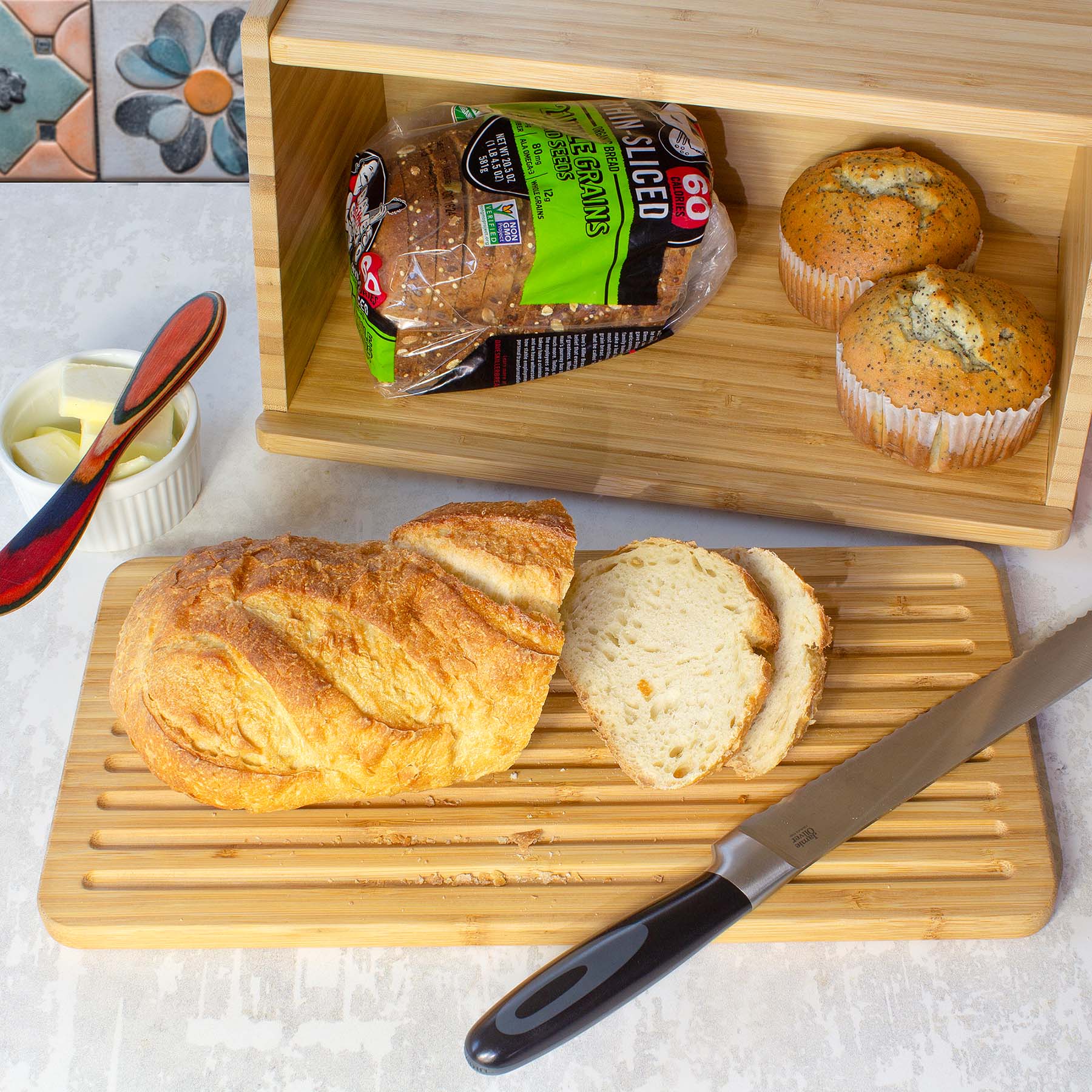 Crumb Catcher Bread Box