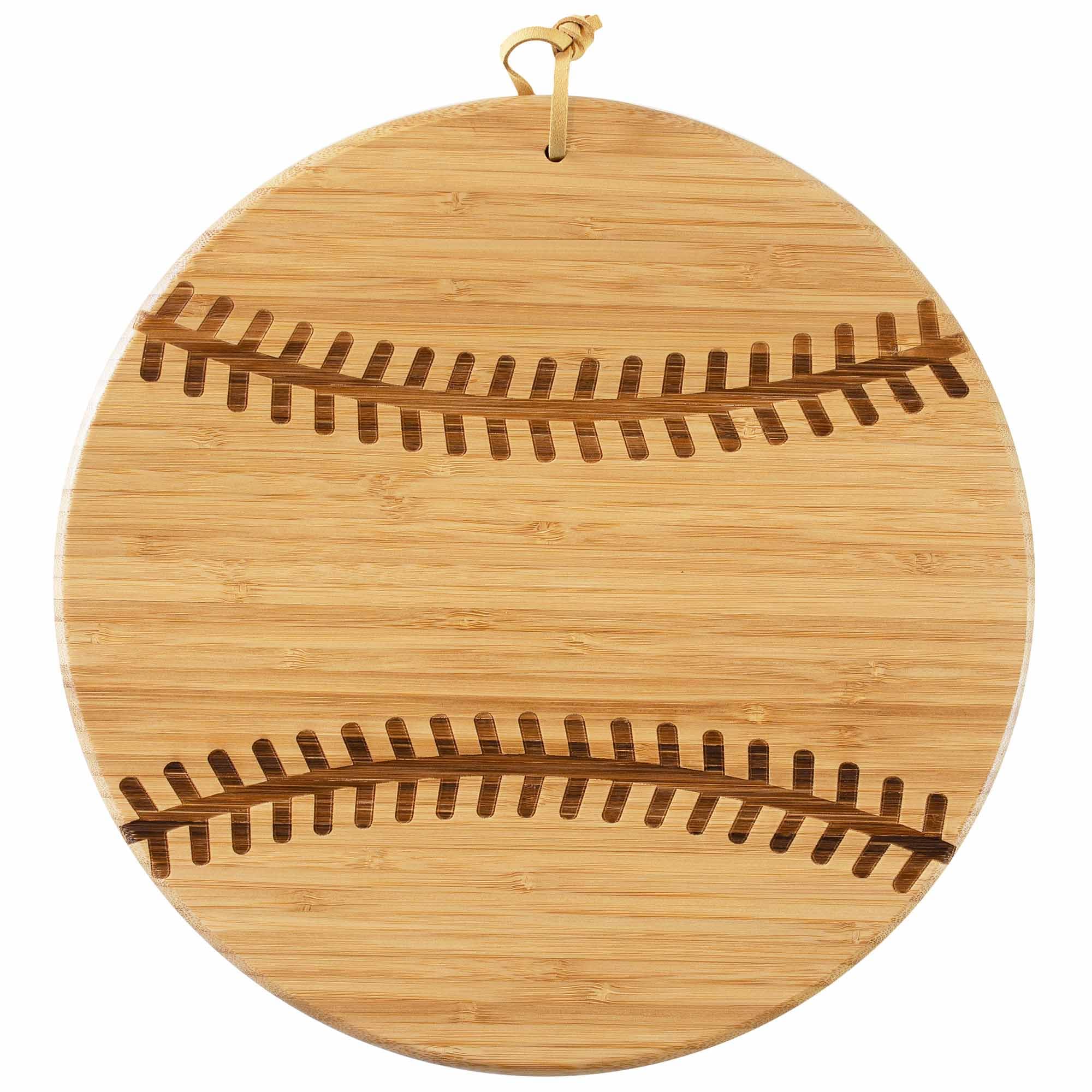 Baseball Shaped Cutting Board, 12" x 12"