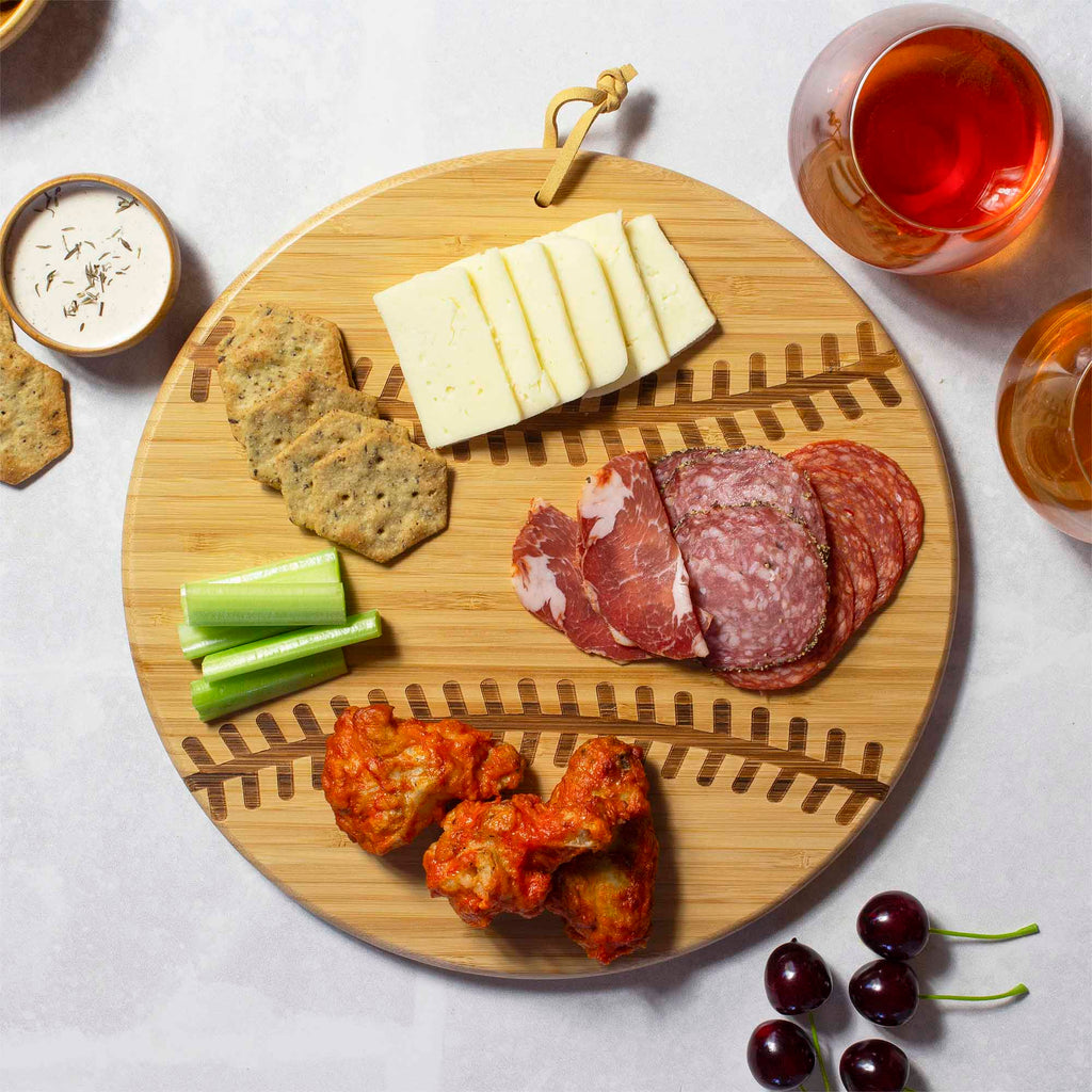 Baseball Shaped Cutting Board, 12" x 12"