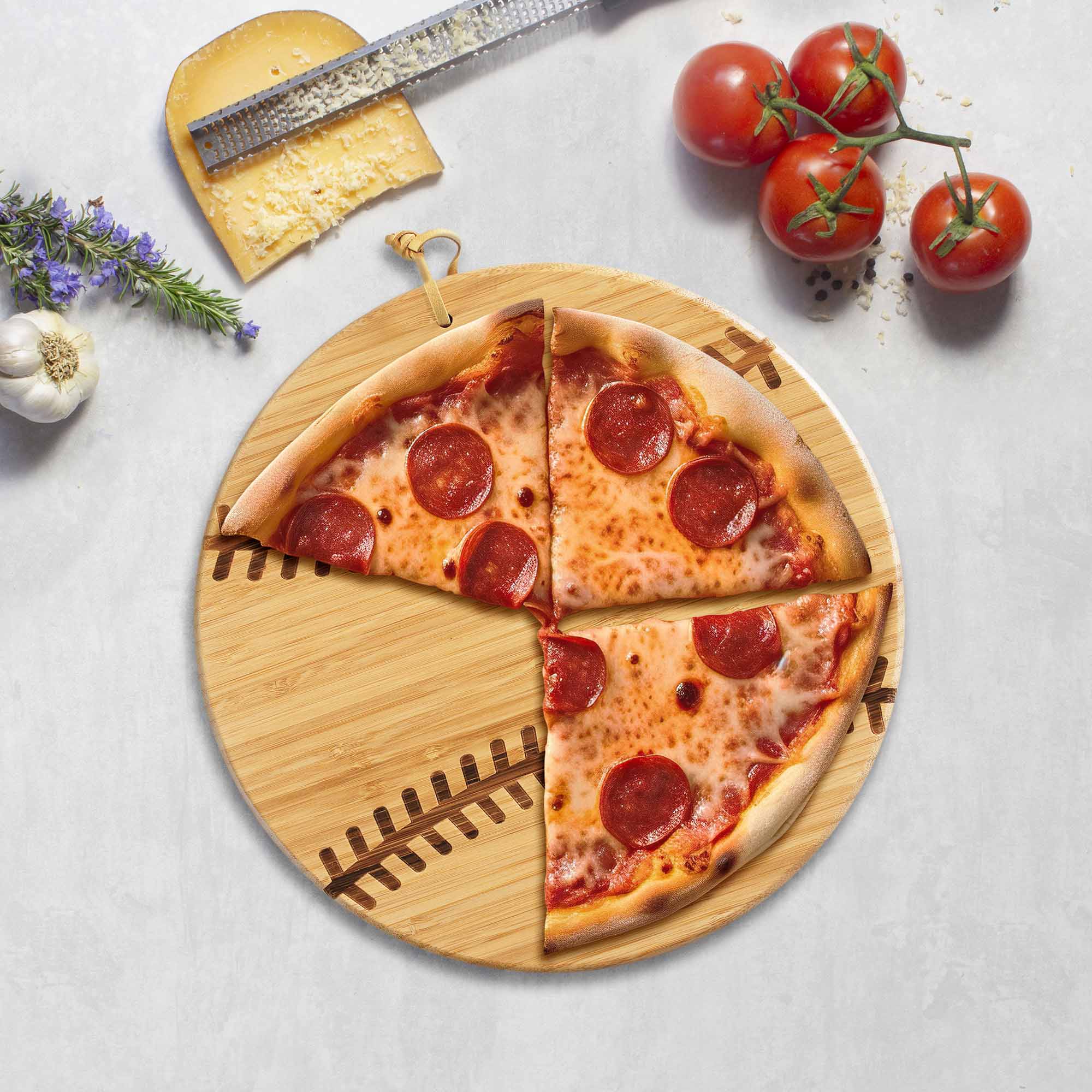 Baseball Shaped Cutting Board, 12" x 12"