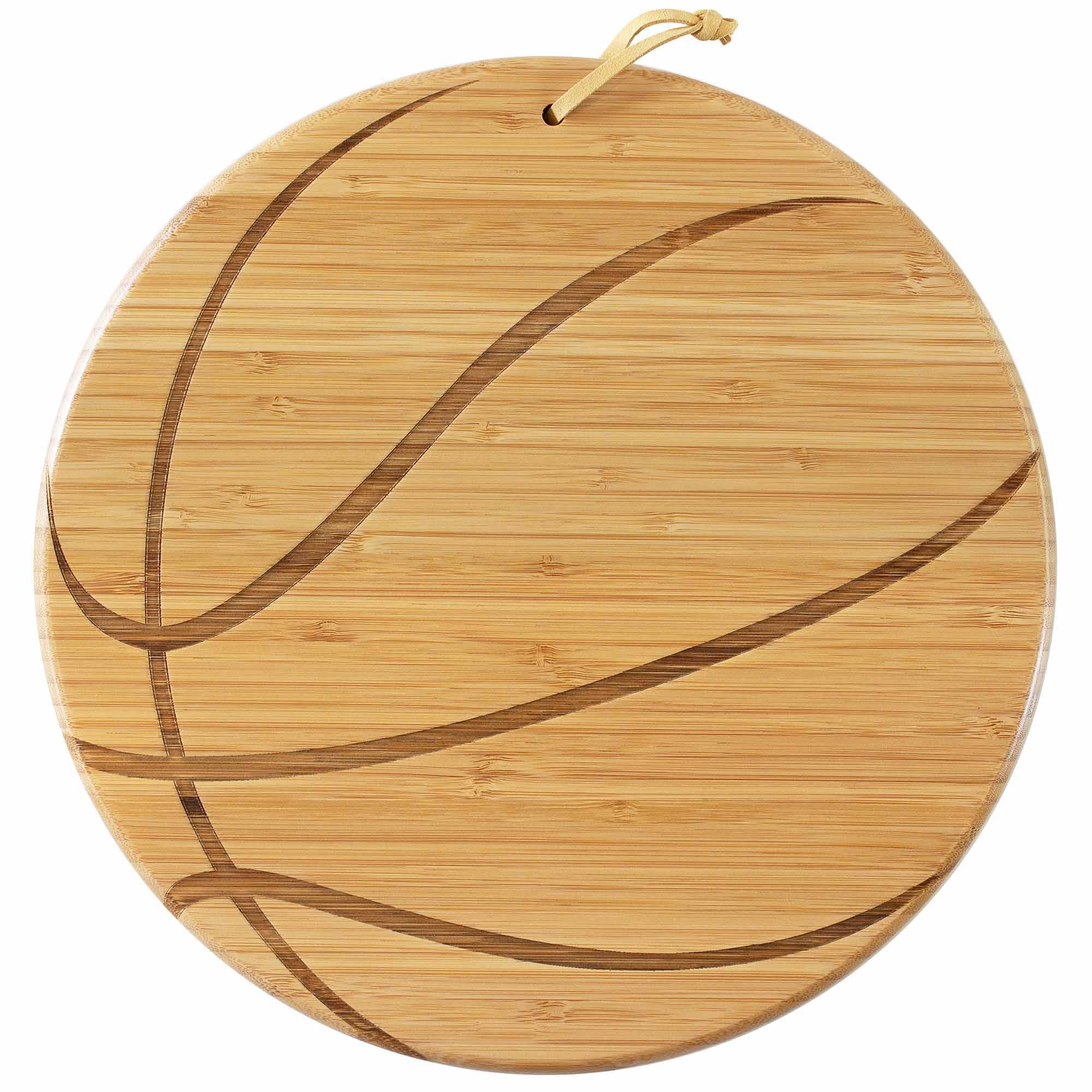 Basketball Shaped Cutting Board, 12" x 12"