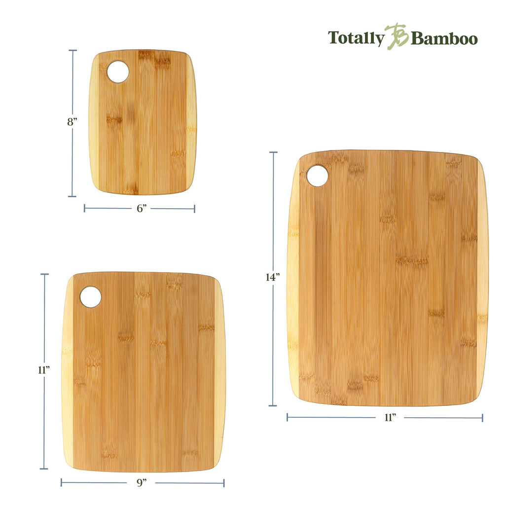 3-Piece 2-Tone Cutting Board Set