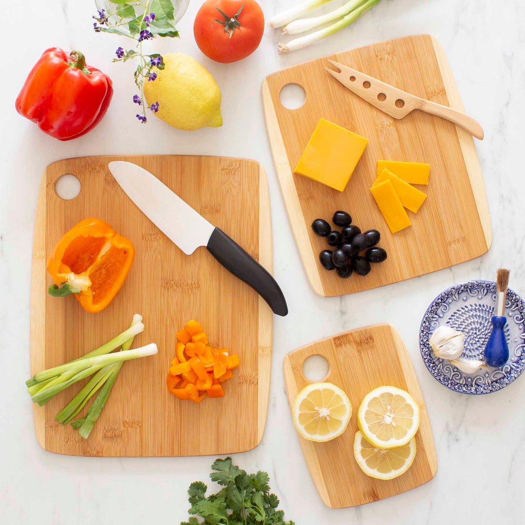3-Piece 2-Tone Cutting Board Set